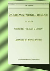 O Carolan's Farewell To Music piano sheet music cover